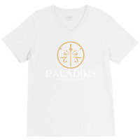 Paladin Paladins Tabletop Rpg Addict V-neck Tee | Artistshot