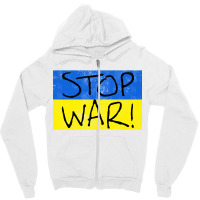 Flag Shirt Stop War Zipper Hoodie | Artistshot