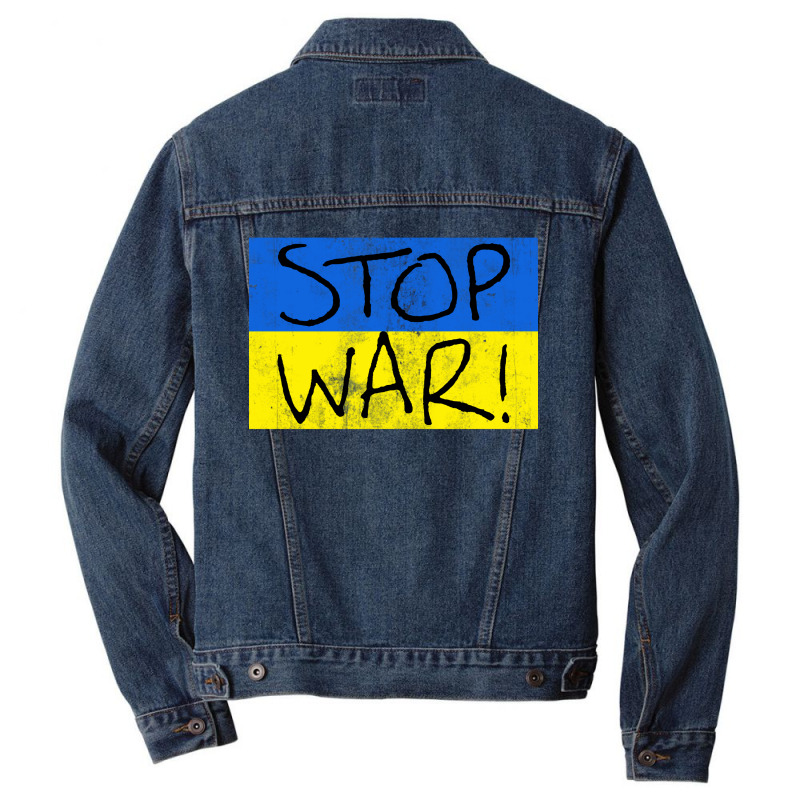 Flag Shirt Stop War Men Denim Jacket | Artistshot