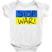 Flag Shirt Stop War Baby Bodysuit | Artistshot