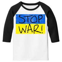 Flag Shirt Stop War Youth 3/4 Sleeve | Artistshot