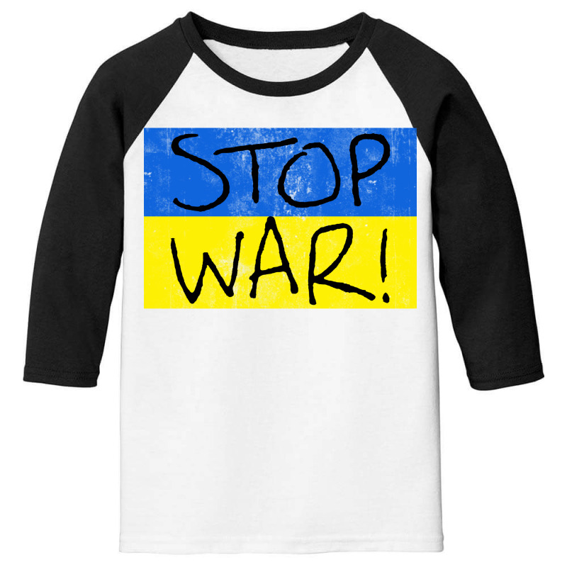 Flag Shirt Stop War Youth 3/4 Sleeve | Artistshot