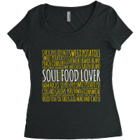 Soulful Black Thanksgiving African American Foods Women's Triblend Scoop T-shirt | Artistshot