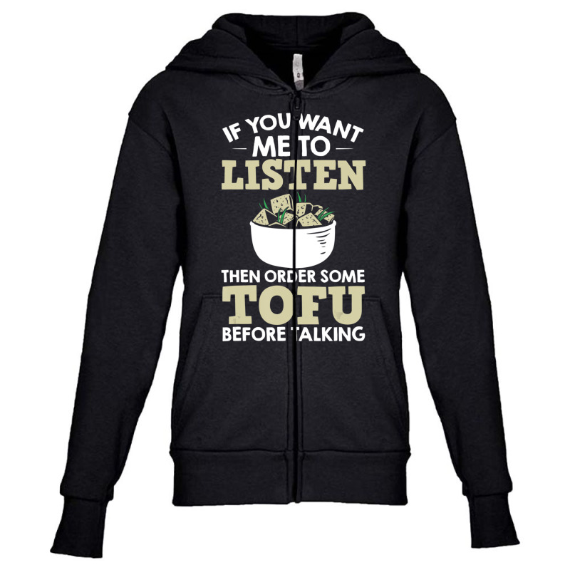 Tofu Maker Tofu Dessert Tofu Lover Tofu Clothing Tofu Food Youth Zipper Hoodie by thanhtran | Artistshot