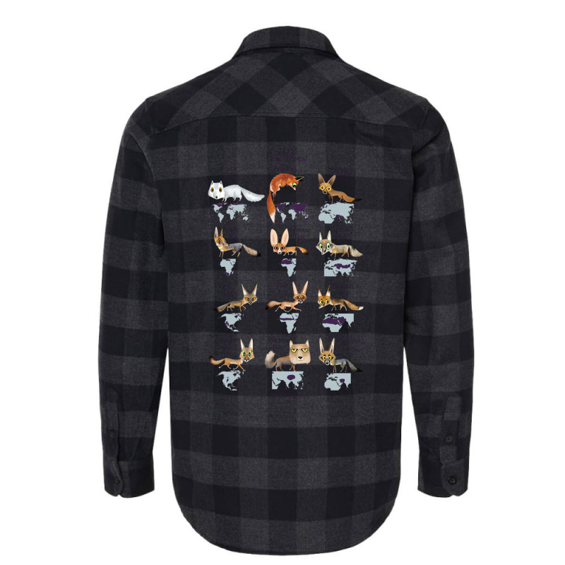 Vulpes True Foxes Flannel Shirt by bazazkwstas | Artistshot