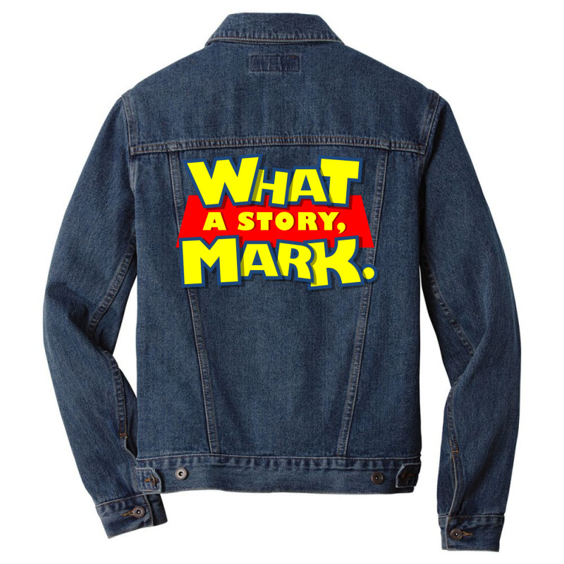 What A Story Men Denim Jacket by bazazkwstas | Artistshot