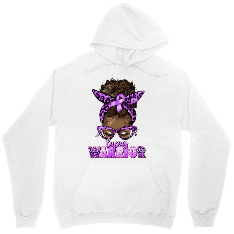 Lupus Warrior Afro Messy Bun Unisex Hoodie | Artistshot