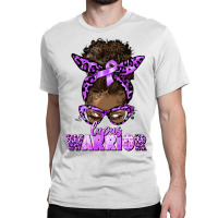 Lupus Warrior Afro Messy Bun Classic T-shirt | Artistshot