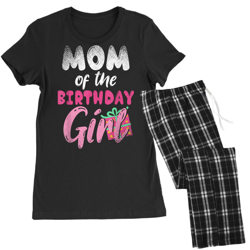 Family Parents Mom Of The Birthday Girl Mommy T Shirt Women's Pajamas Set by tamkyfashions | Artistshot