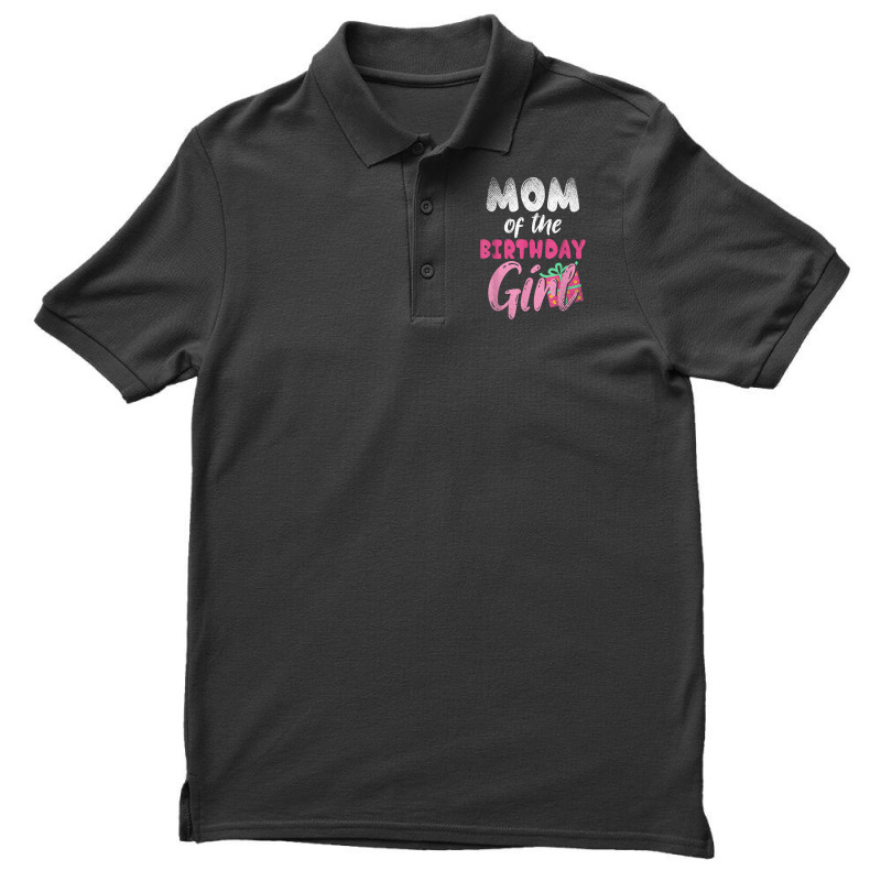 Family Parents Mom Of The Birthday Girl Mommy T Shirt Men's Polo Shirt by tamkyfashions | Artistshot