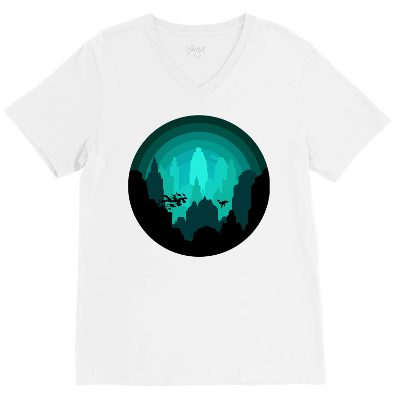 Rapture Bioshock V-neck Tee | Artistshot