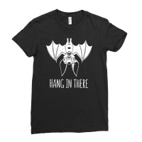 Hang In There Wacky Vampire Bat Ladies Fitted T-shirt | Artistshot