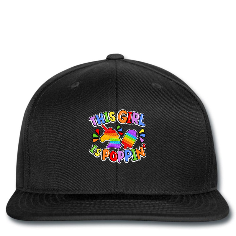 Funny This Girl Is Poppin' Cool Fidget Shape Pop It Printed Hat | Artistshot