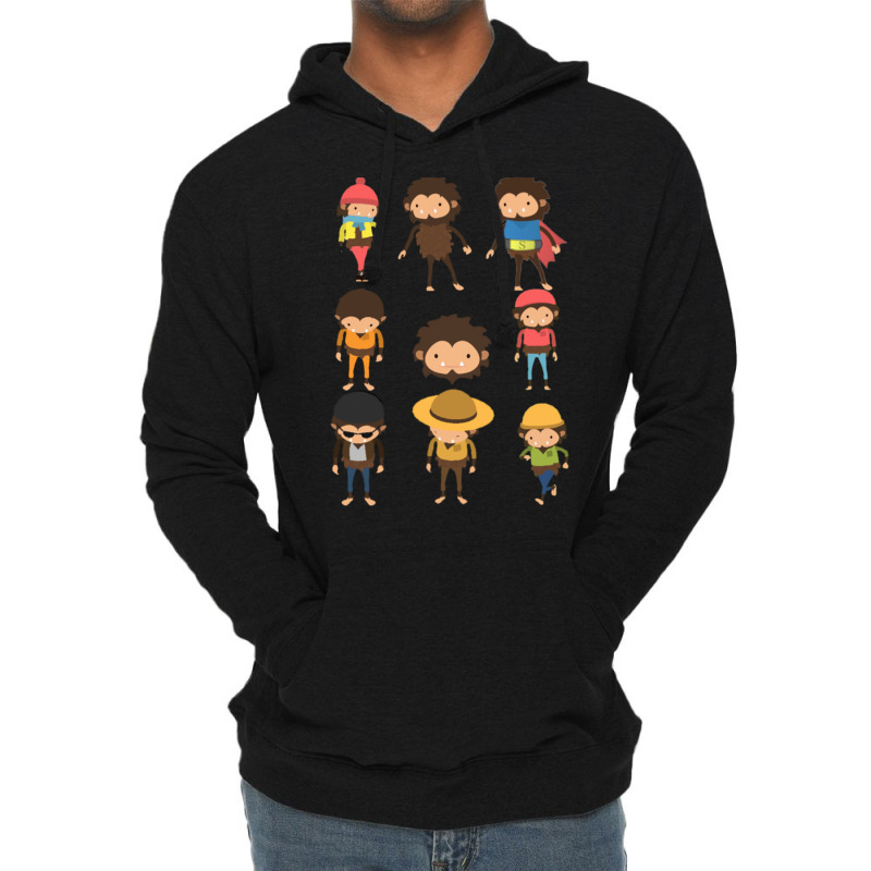 Sneaky Sasquatch Compilation Lightweight Hoodie | Artistshot