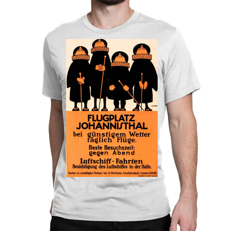 Flugplatz Johannisthal Airfield Berlin Germany 1924 Classic T-shirt by alvinpayne | Artistshot