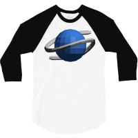 Sega Saturn Low Poly 3/4 Sleeve Shirt | Artistshot