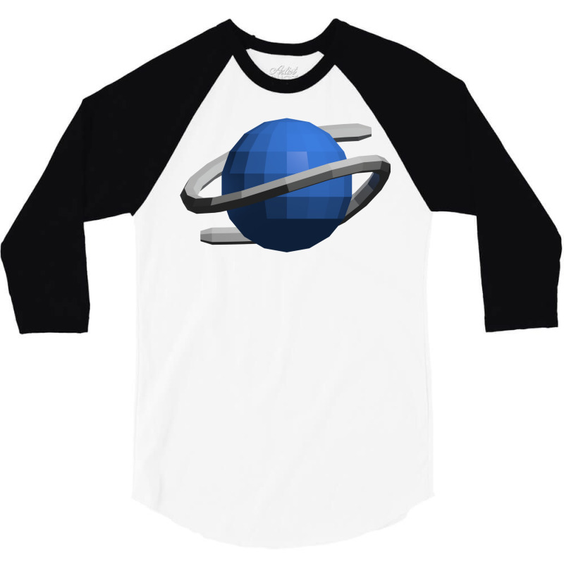 Sega Saturn Low Poly 3/4 Sleeve Shirt by turkalmaituvb84v28 | Artistshot