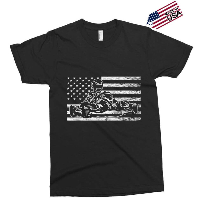 American Go Kart Racing Usa Gokart Driver Go Cart Racer T Shirt Exclusive T-shirt by catotdmontis | Artistshot