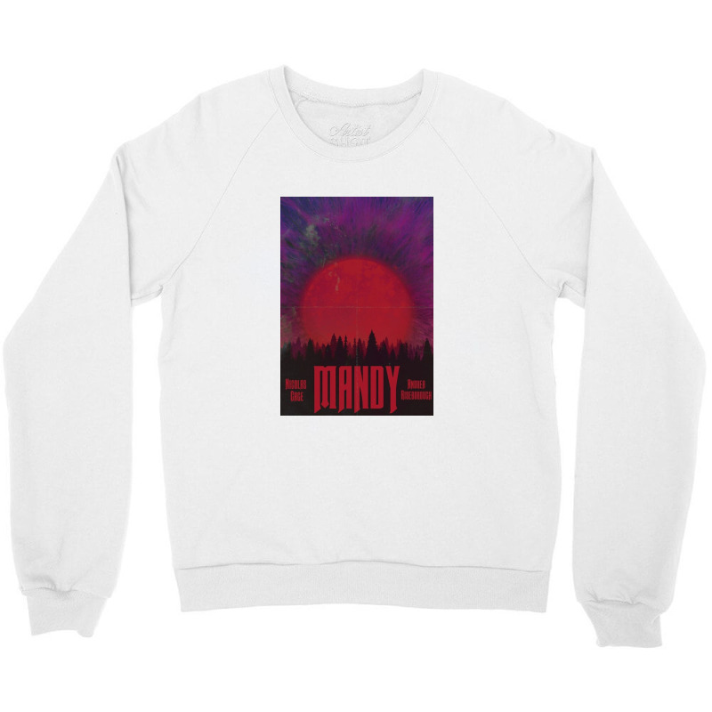 Mandy Movie Poster Crewneck Sweatshirt | Artistshot