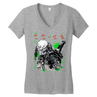 The Predator Women's V-neck T-shirt | Artistshot