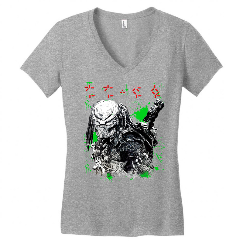 The Predator Women's V-Neck T-Shirt by nieskehoitet | Artistshot