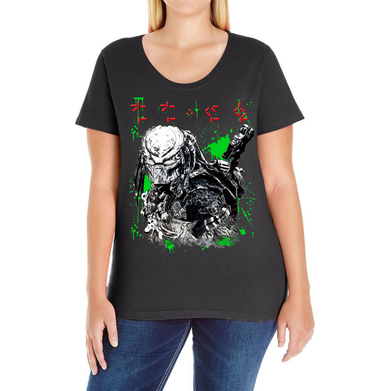 The Predator Ladies Curvy T-Shirt by nieskehoitet | Artistshot