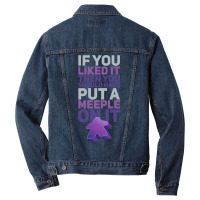 Should Have Put A Purple Meeple On It Men Denim Jacket | Artistshot