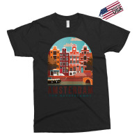 Amsterdam The Netherlands Travel Poster Amsterdam Traveling Tank Top Exclusive T-shirt | Artistshot