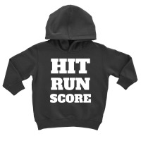 Hit Run Score Toddler Hoodie | Artistshot