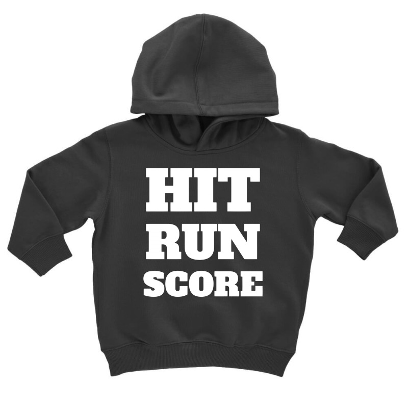 Hit Run Score Toddler Hoodie by Ramateeshirt | Artistshot