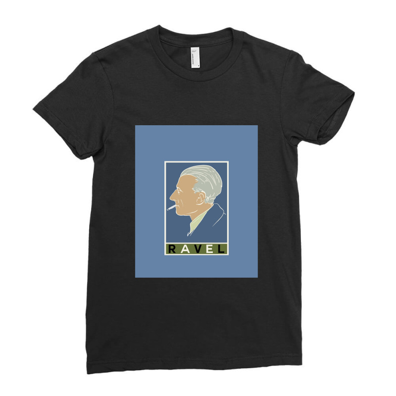 Maurice Ravel Ladies Fitted T-Shirt by JamesBratcher | Artistshot