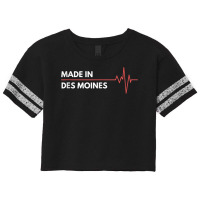 Born In Des Moines Iowa Birth City Birthplace Tank Top Scorecard Crop Tee | Artistshot