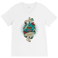 Slime De Los Muertos V-neck Tee | Artistshot