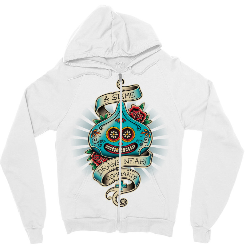 Slime De Los Muertos Zipper Hoodie by zuozuonauhelo | Artistshot