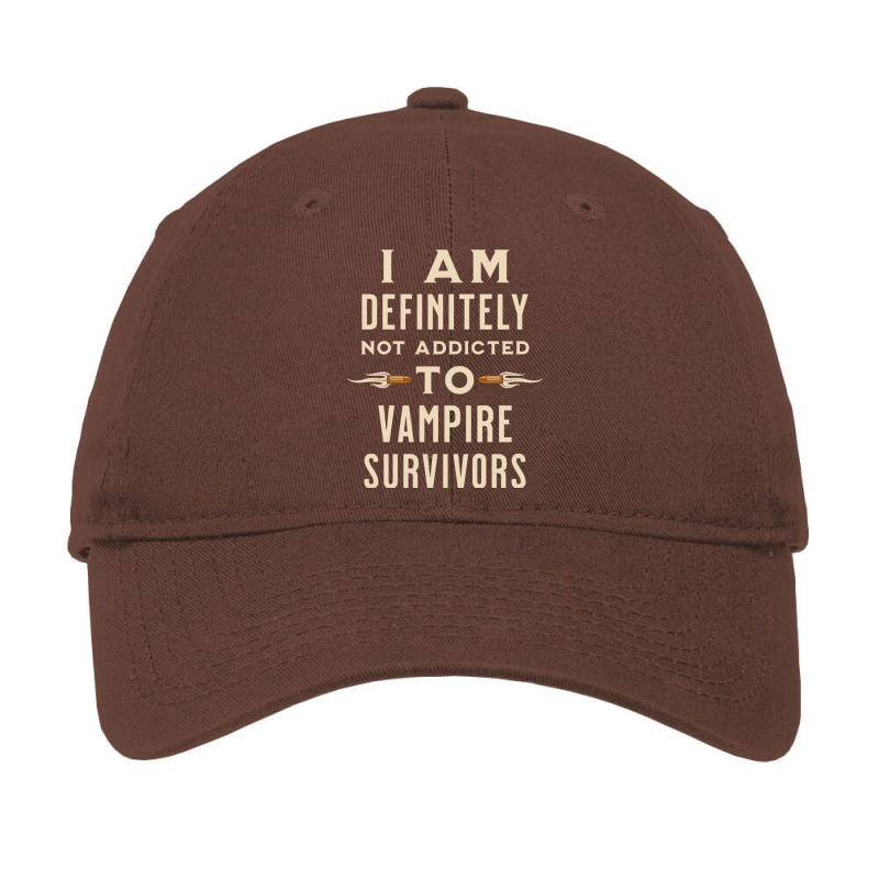 Vampire Survivors Addiction Design Adjustable Cap by rupiohemaxt | Artistshot