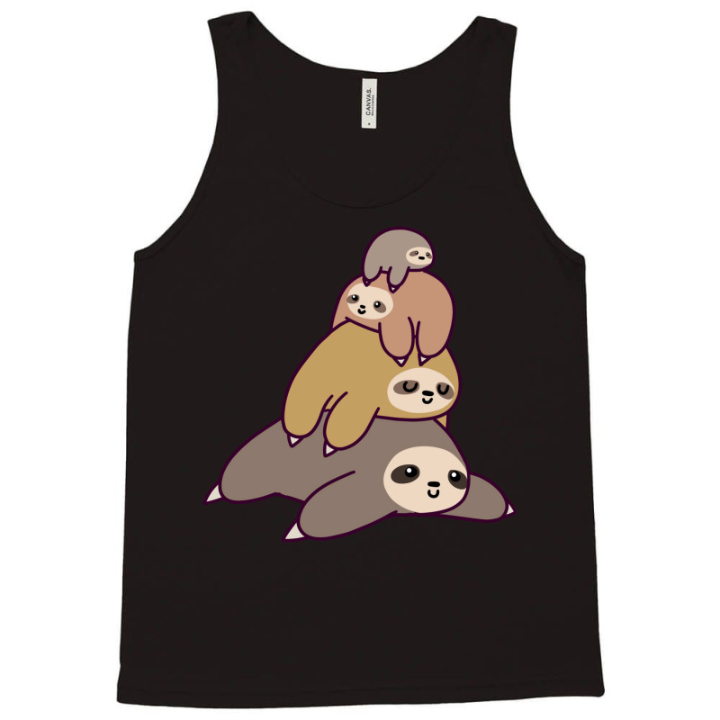 Sloth Stack 1 Tank Top by zogoehawan | Artistshot