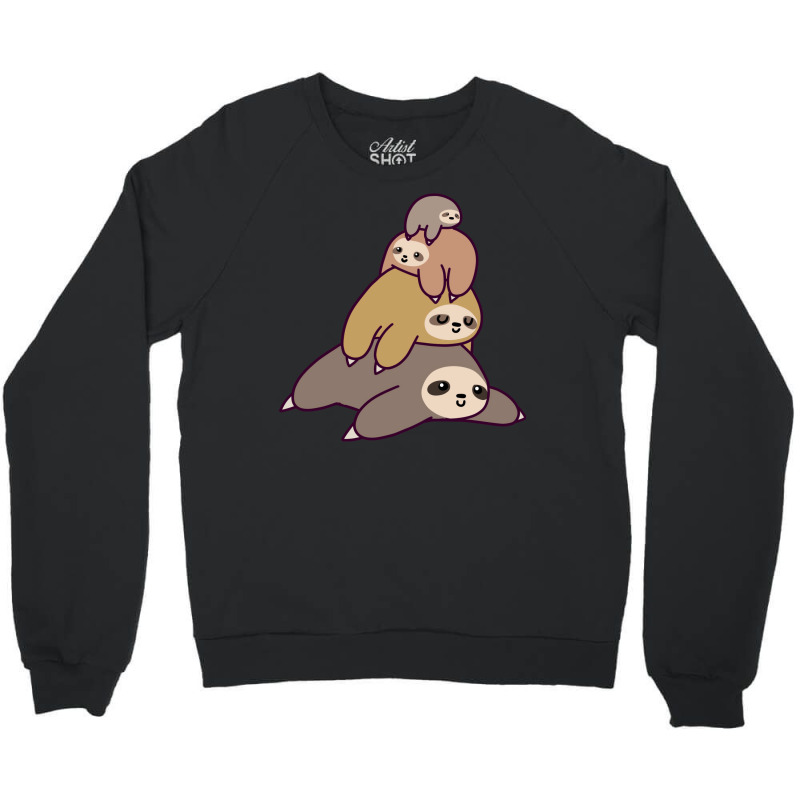 Sloth Stack 1 Crewneck Sweatshirt by zogoehawan | Artistshot