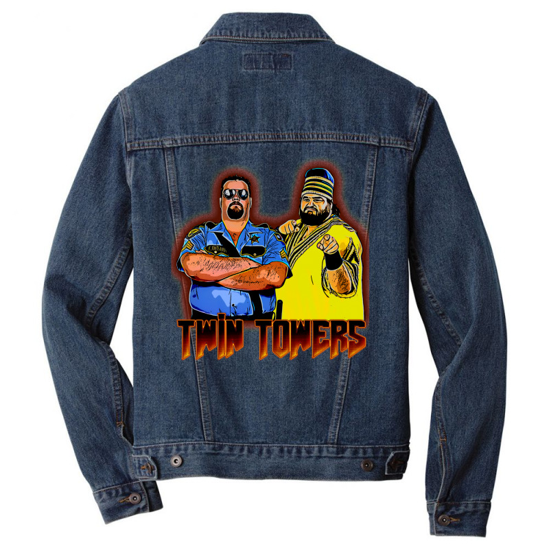 The Twin Towers Men Denim Jacket | Artistshot