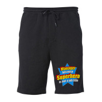 Manager Because Superhero Isn't A Job Title Fleece Short | Artistshot