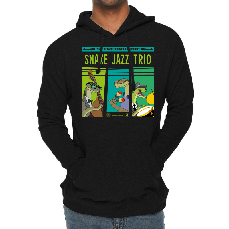 Snake Jazz Trio Vinyl Lightweight Hoodie by zogoehawan | Artistshot