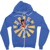 Starscream Retro Japanese Transformers Zipper Hoodie | Artistshot