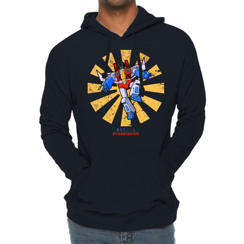 Starscream Retro Japanese Transformers Lightweight Hoodie by annolacopjaj | Artistshot