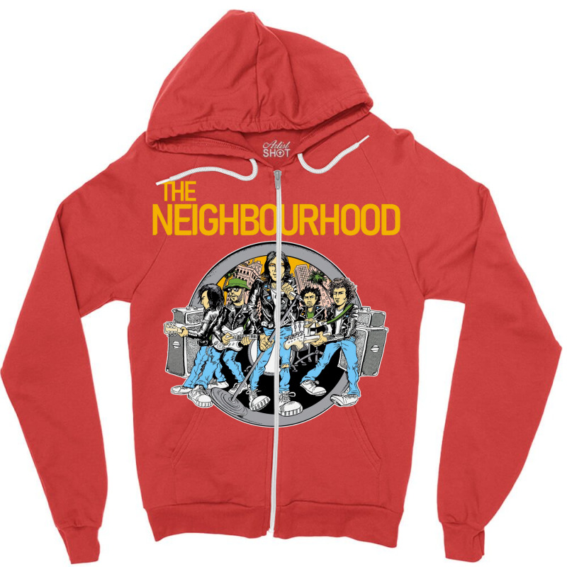 The Nbhd   Cartoon Zipper Hoodie by zogoehawan | Artistshot