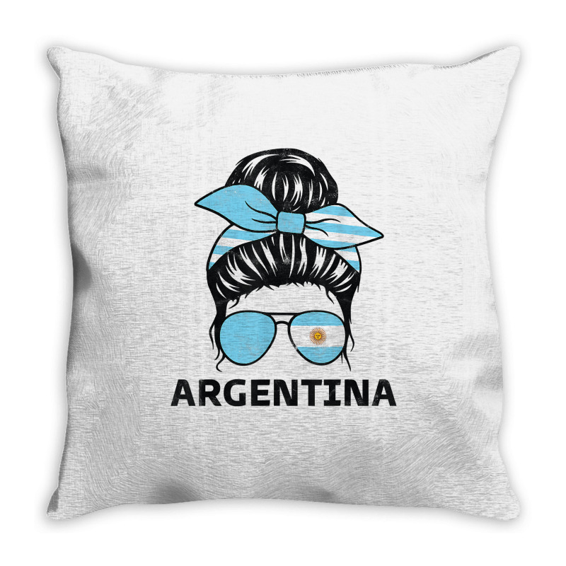 Argentinian Girl Argentina Girl Chica Argentine T Shirt Throw Pillow | Artistshot