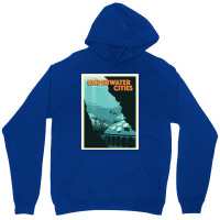 Underwater Cities Board Game  Minimalist Travel Poster Style   Gaming Unisex Hoodie | Artistshot