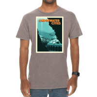 Underwater Cities Board Game  Minimalist Travel Poster Style   Gaming Vintage T-shirt | Artistshot