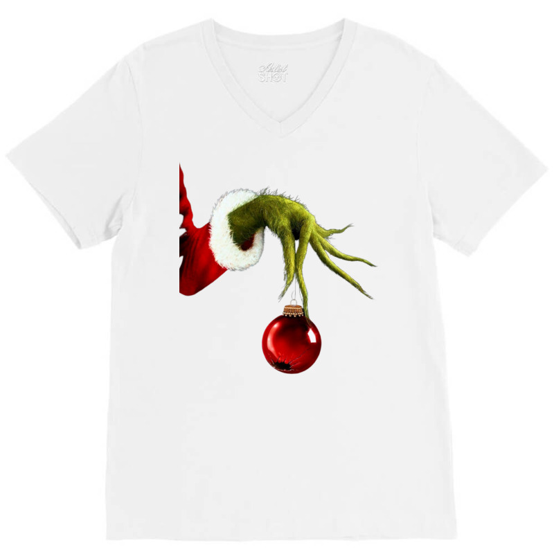 Who Stole Christmas   Grinchmas V-Neck Tee by zogoehawan | Artistshot