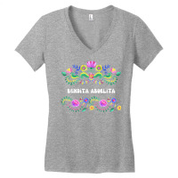 Bendita Abuelita Abuela Grandma Latina Mexican Espanol Cute T Shirt Women's V-neck T-shirt | Artistshot