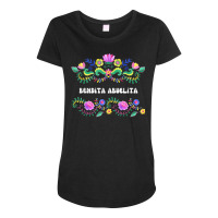 Bendita Abuelita Abuela Grandma Latina Mexican Espanol Cute T Shirt Maternity Scoop Neck T-shirt | Artistshot