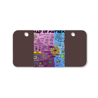 The Map Of Mathematics 1 Bicycle License Plate | Artistshot